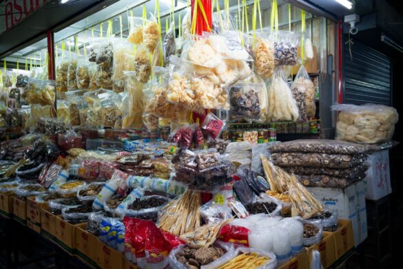 Sampling traditional Italian street food.