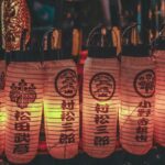 Cultural representation of a vibrant festival in Japan