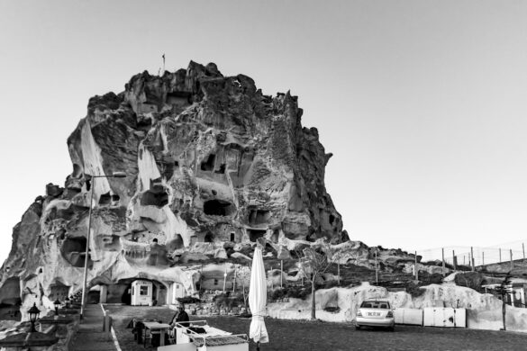 Visitors participating in a pottery workshop in Cappadocia.