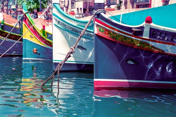Fishing boats in Marsaxlokk, Malta