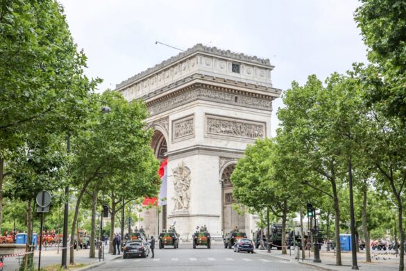 Military parade on Bastille Day