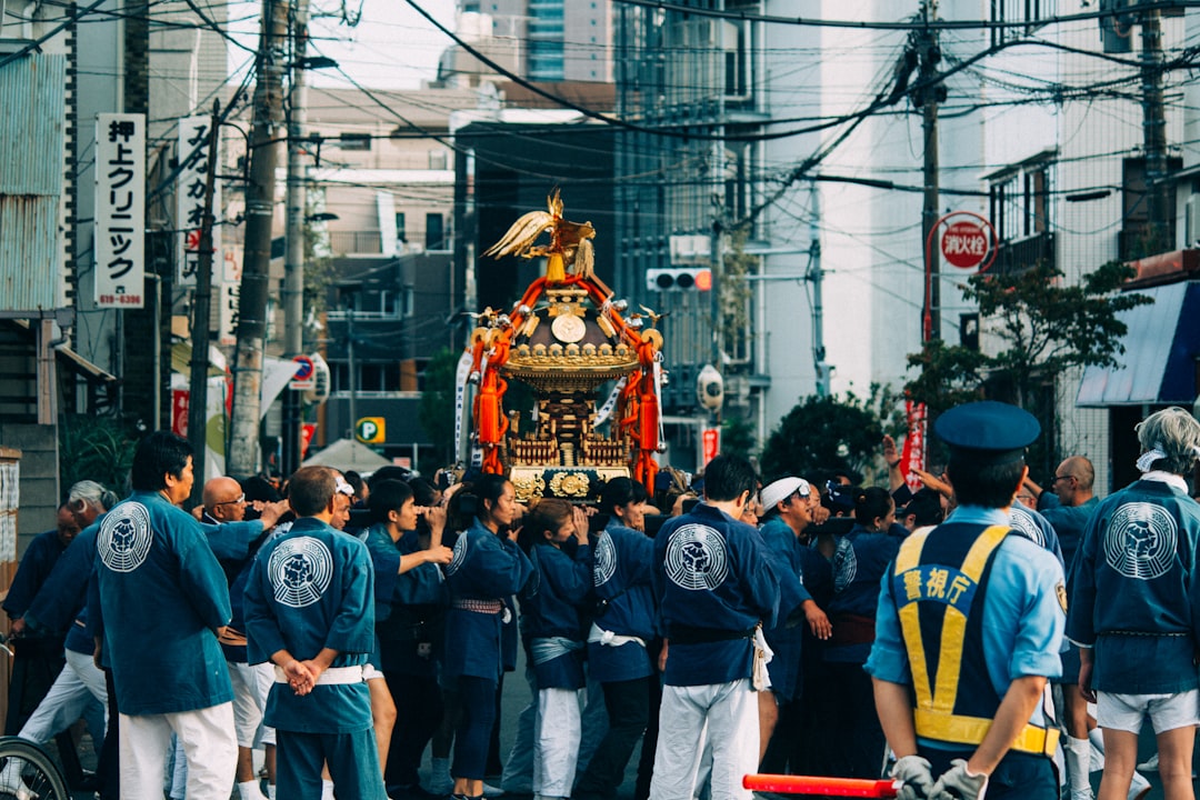 Colorful display of Japan's traditional festivals