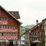 Traditional Appenzell dress worn by Swiss locals.