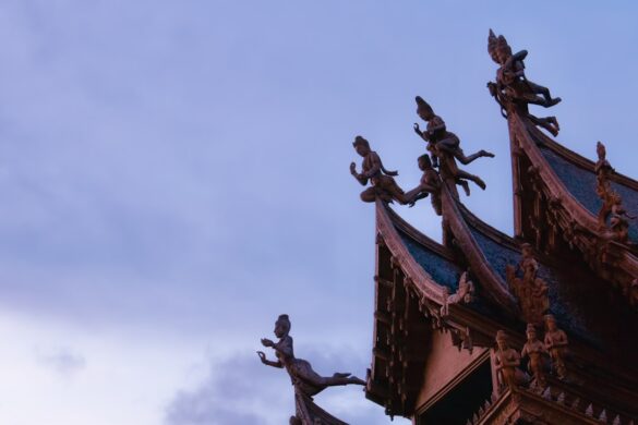 Colorful festival in Thailand celebrating local culture