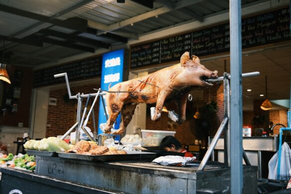 Delicious street food vendor in Thailand
