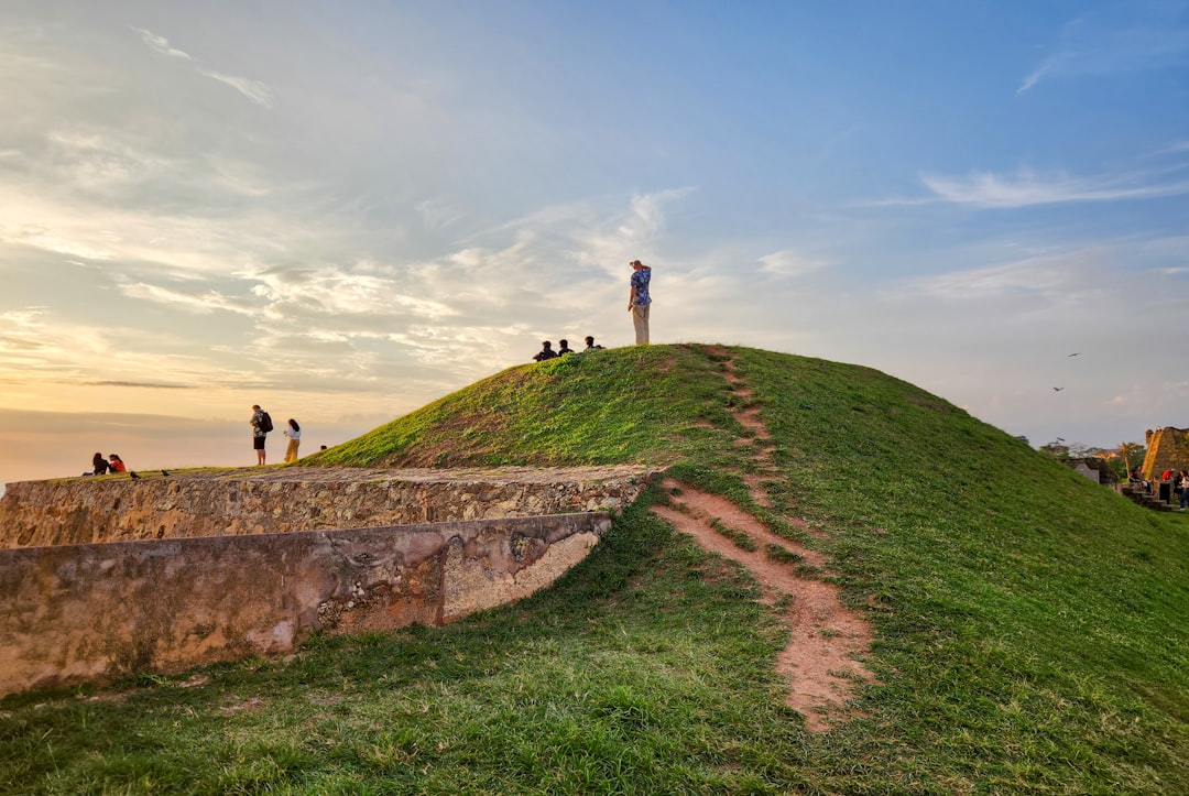 Scenic view of Galle with its historic forts and beaches.