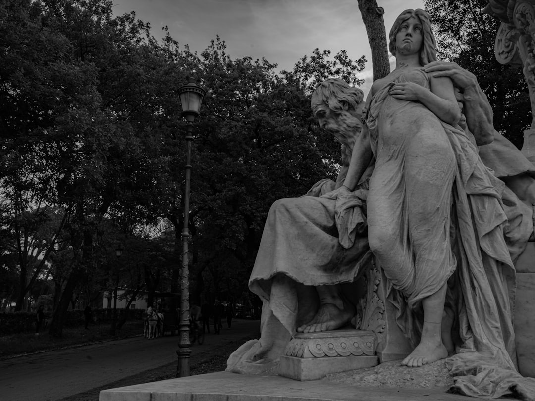 photo-1745113002276-d3a6dd54a46d.jpg A beautiful view of Villa Borghese gardens.