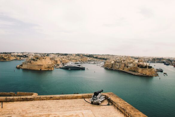 View of Fort St. Elmo from Valletta