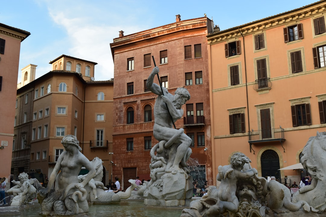 Beautiful view of the Roman cityscape.